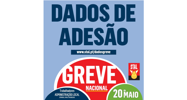 Dados de adesão Greve 20 de Maio STAL 640px