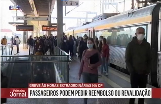 Greve às horas extraordinárias na CP