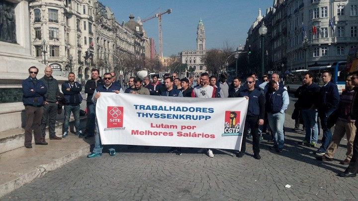 Trabalhadores da TK Elevadores Portugal marcaram greve para 30 de Julho