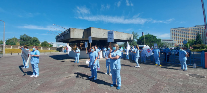 Trabalhadores da Talenter no Hospital Universitário de Coimbra contra corte no subsídio de refeição