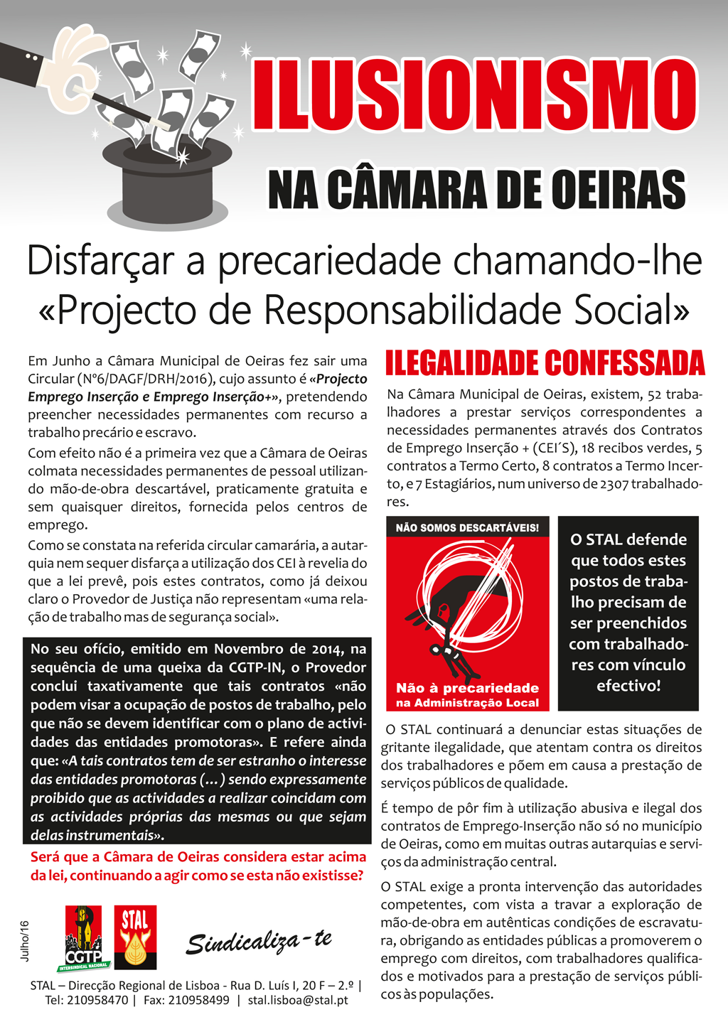 OEIRAS precariedade 25e80