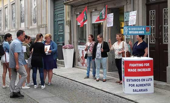 hotelaria salarios